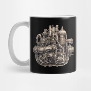 Funny Gift For Fans of Mechanics Mechanical Heart Mug